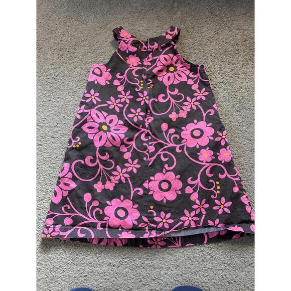 Gap Kid's Brown/Pink Girls Flowers Summer Dress - Picture 5 of 6